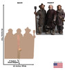 Life-size Nori, Dori, Ori The Dwarfs - The Hobbit Cardboard Standup