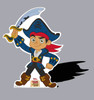 Life-size Captain Jake - Jake and The Neverland Pirates Cardboard Standup