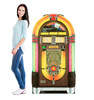 Wurlitzer Jukebox Cardboard Cutout with model