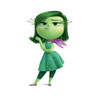 Life-size Disgust Inside Out Cardboard Cutout