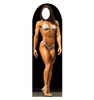 Life-size Muscle Woman Standin Cardboard Standup