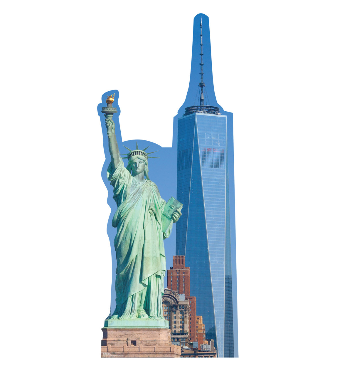 New York Skyline Standee Cardboard Cutout