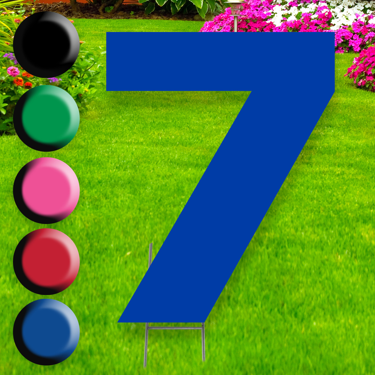 LifeSize Coroplast Outdoor Yard Sign Number 7