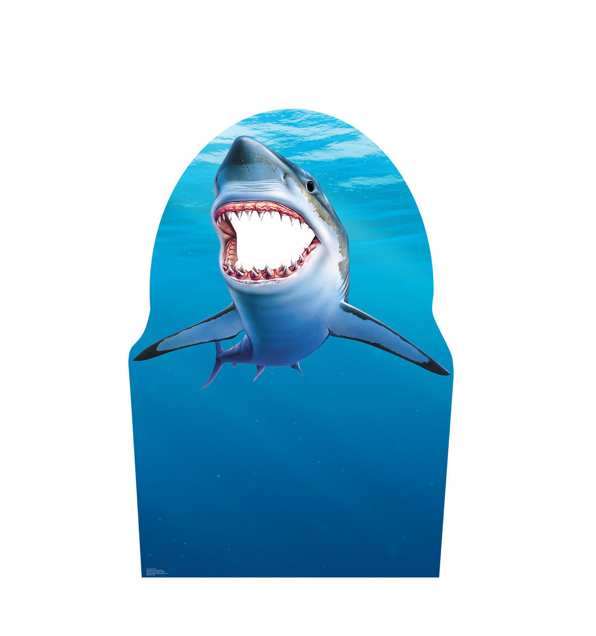 Life-size Shark Stand-In Cardboard Standup
