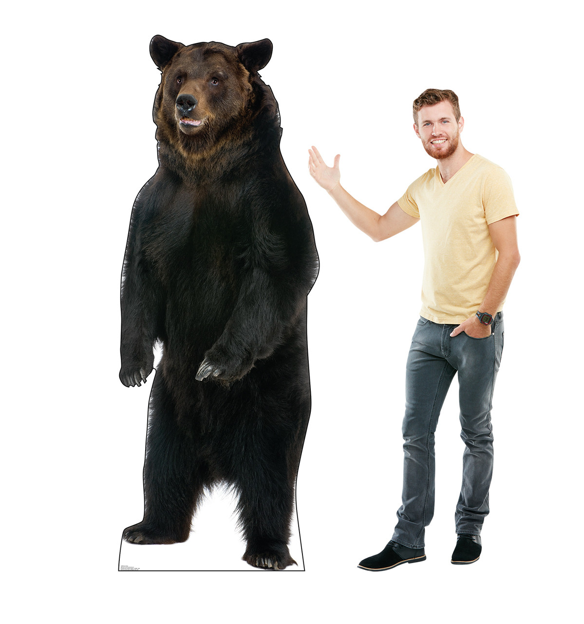 Lifesize Brown Bear Cardboard Cutout Cardboard Cutout