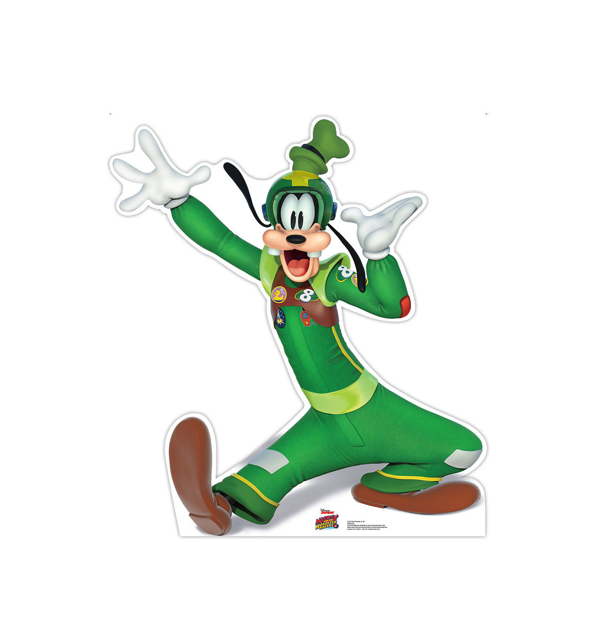Life-size Goofy Disney's Roadster Racers Cardboard Cutout