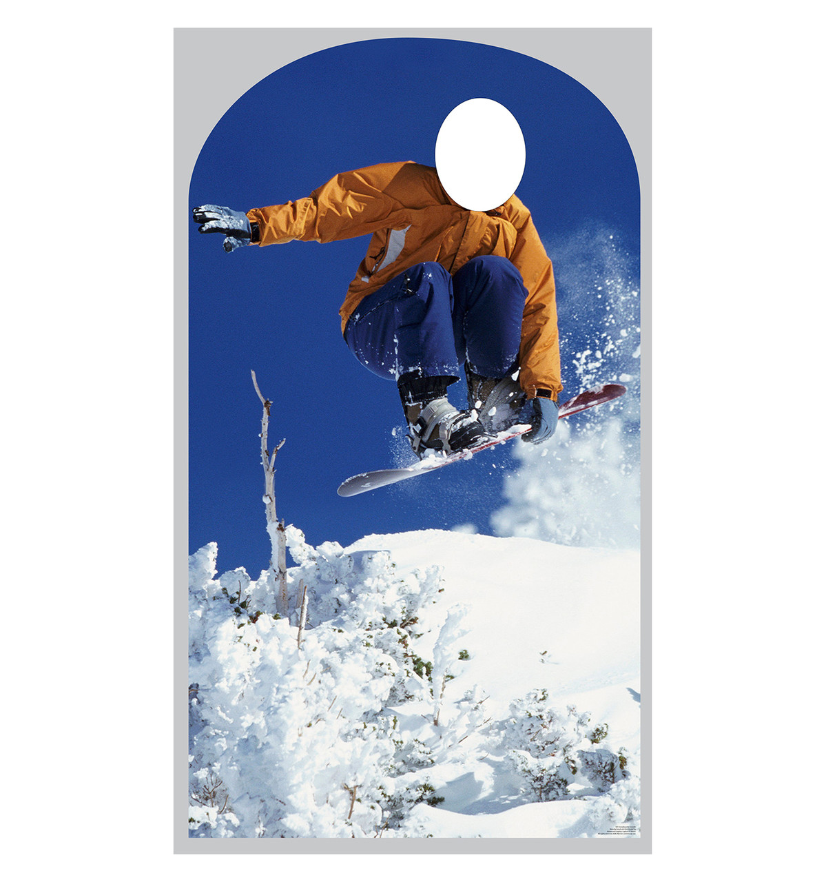 Life-size Snowboarding Stand-in Cardboard Cutout