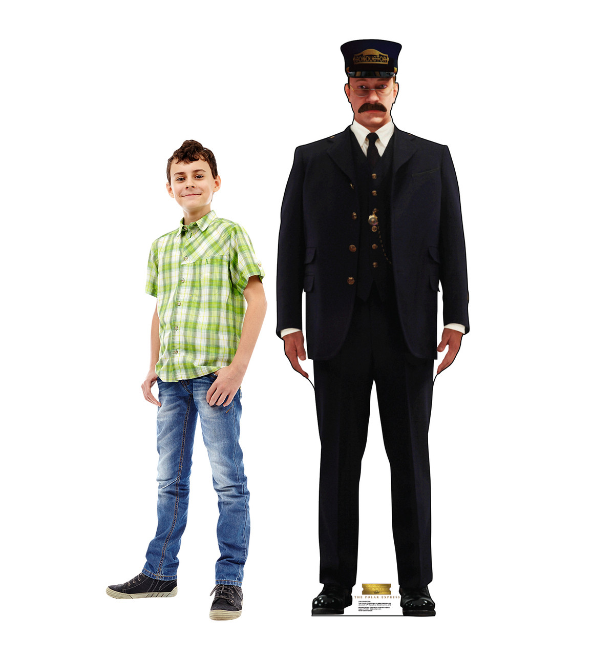 Life-size Conductor The Polar Express Cardboard Standup