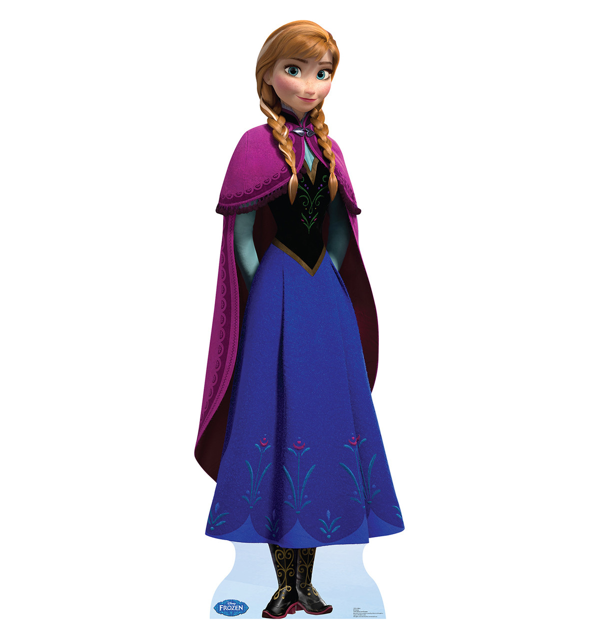 Anna - Disney's Frozen-Cardboard Cutout Front View
