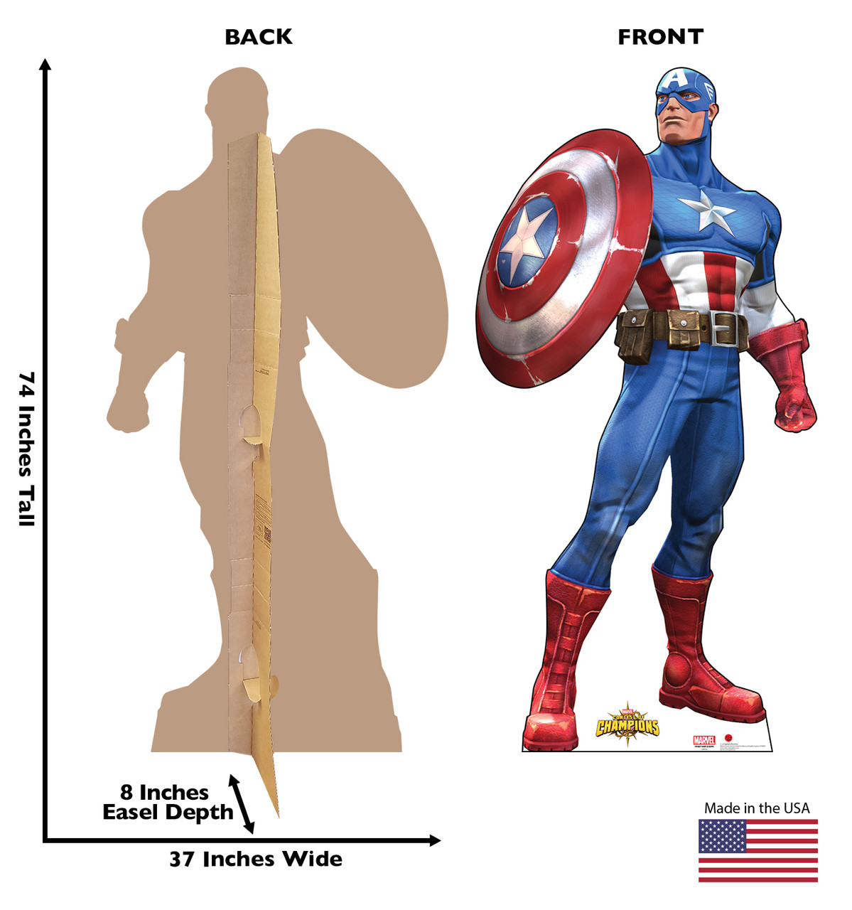 Life-size Captain America 1 Cardboard Cutout