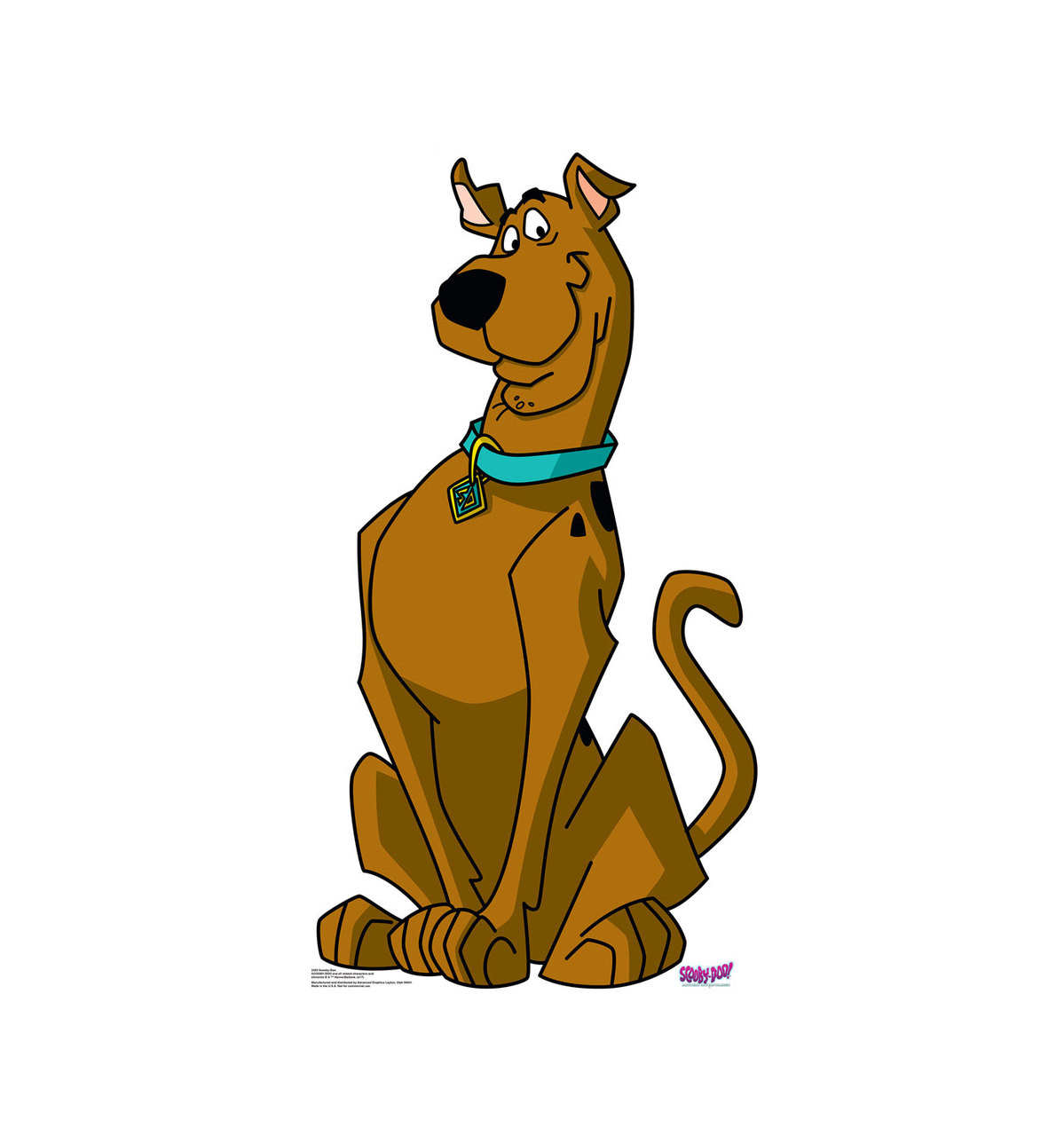 Life Size Scooby Doo Mystery Incorporated Cardboard Cutout 