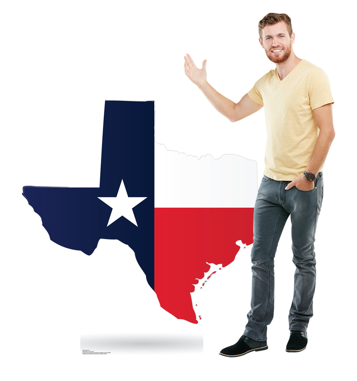 Life-size Texas State Cardboard Standup 2