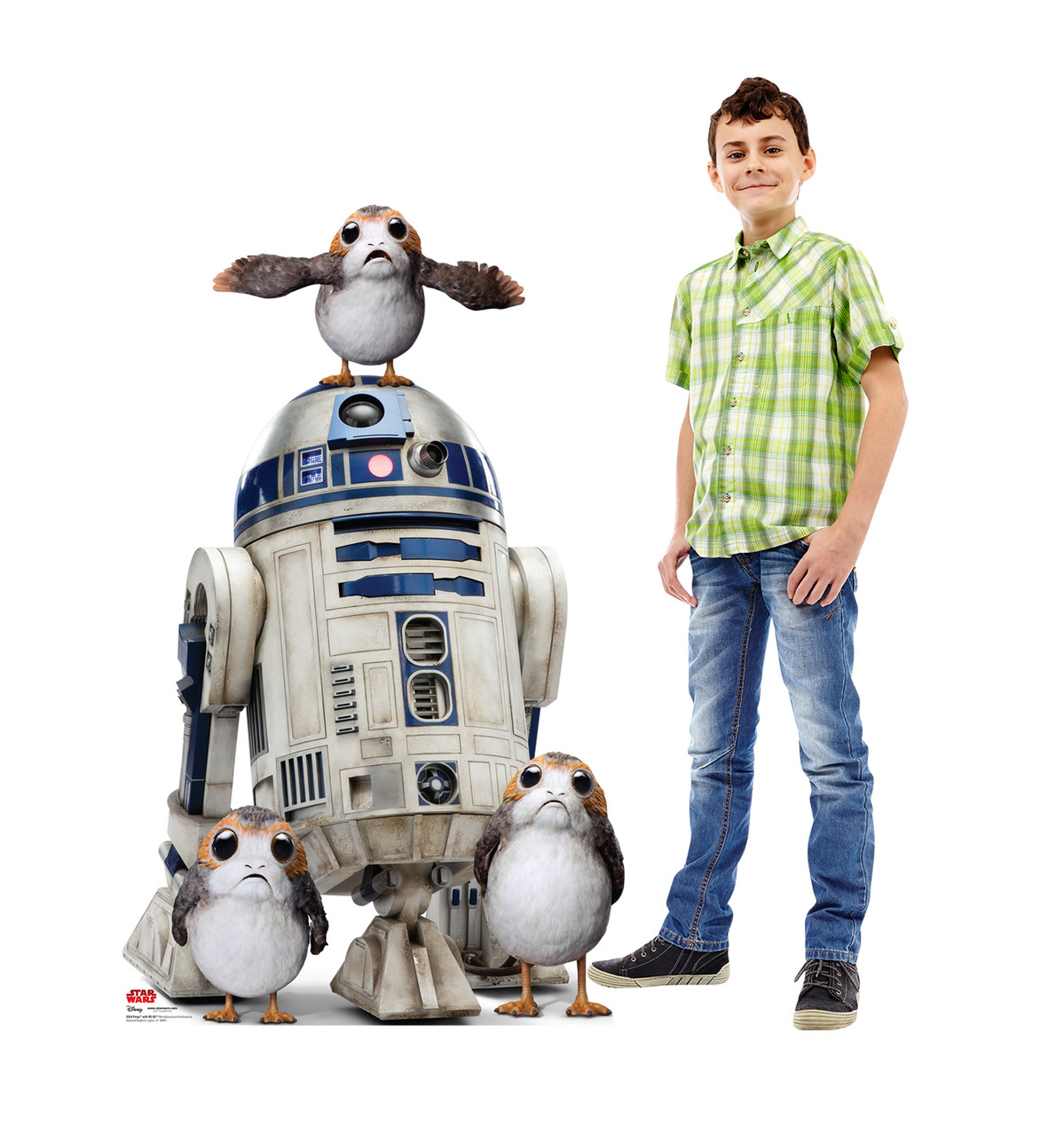 Porgs™ with R2-D2™ Life-Size Cardboard Cutout 2
