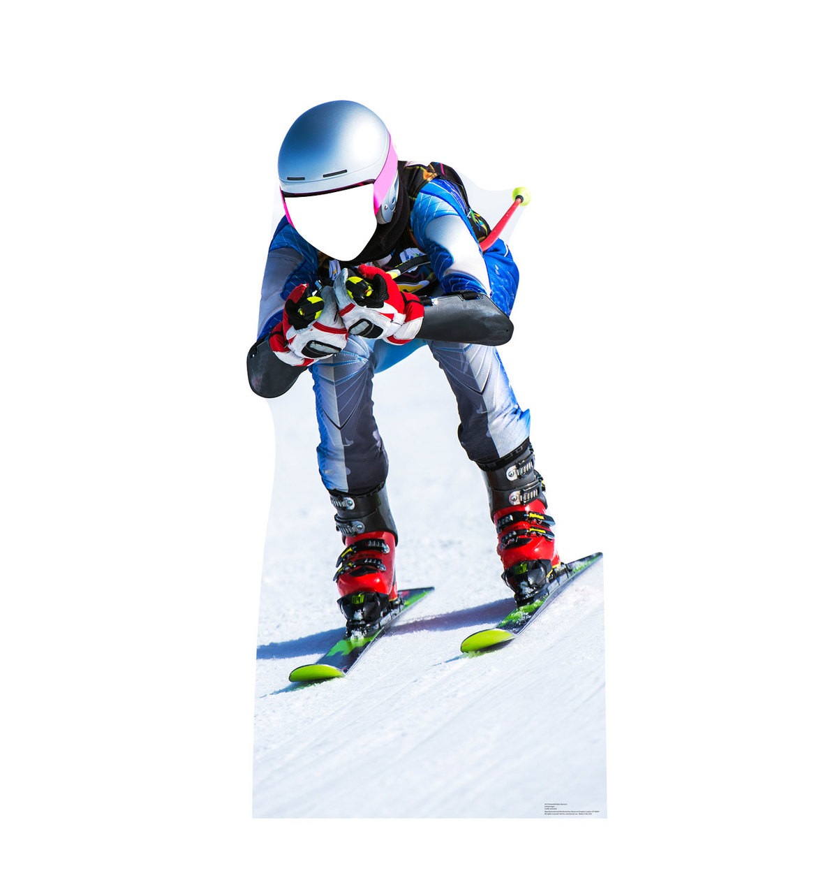Downhill Skier Standin Cardboard Cutout-front