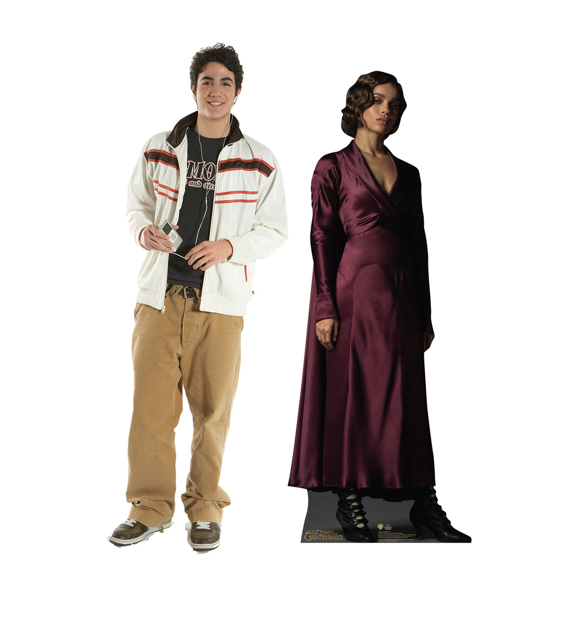 Leta Lestrange Lifes-size Cardboard Standee Front and Back with Dimensions.