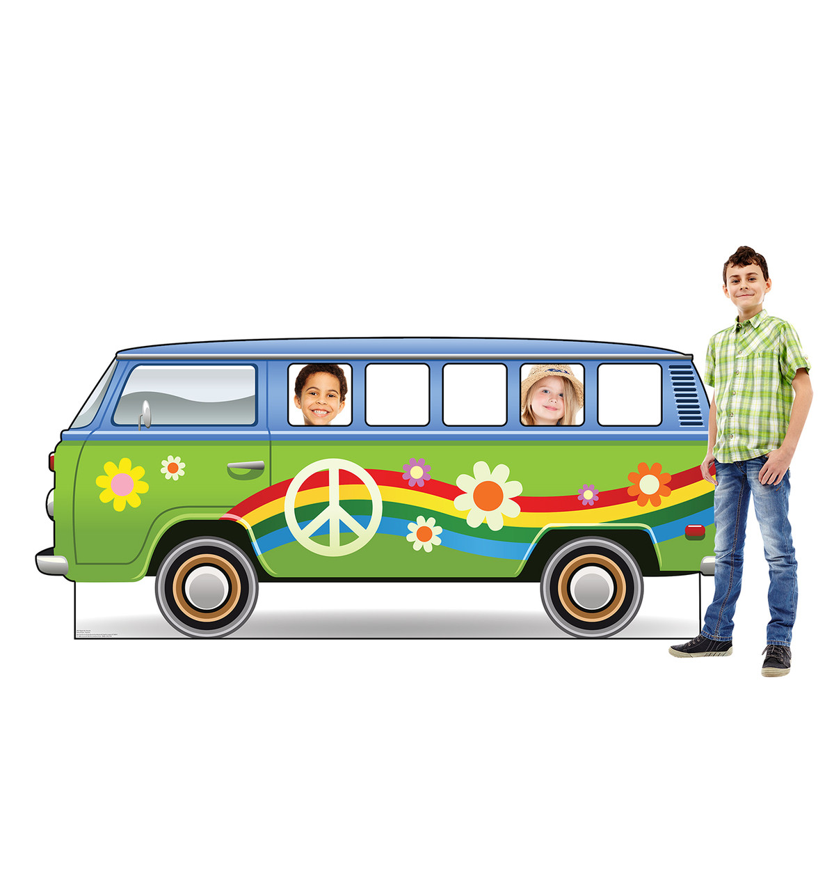 Hippie Bus LifeSize Cardboard Cutout