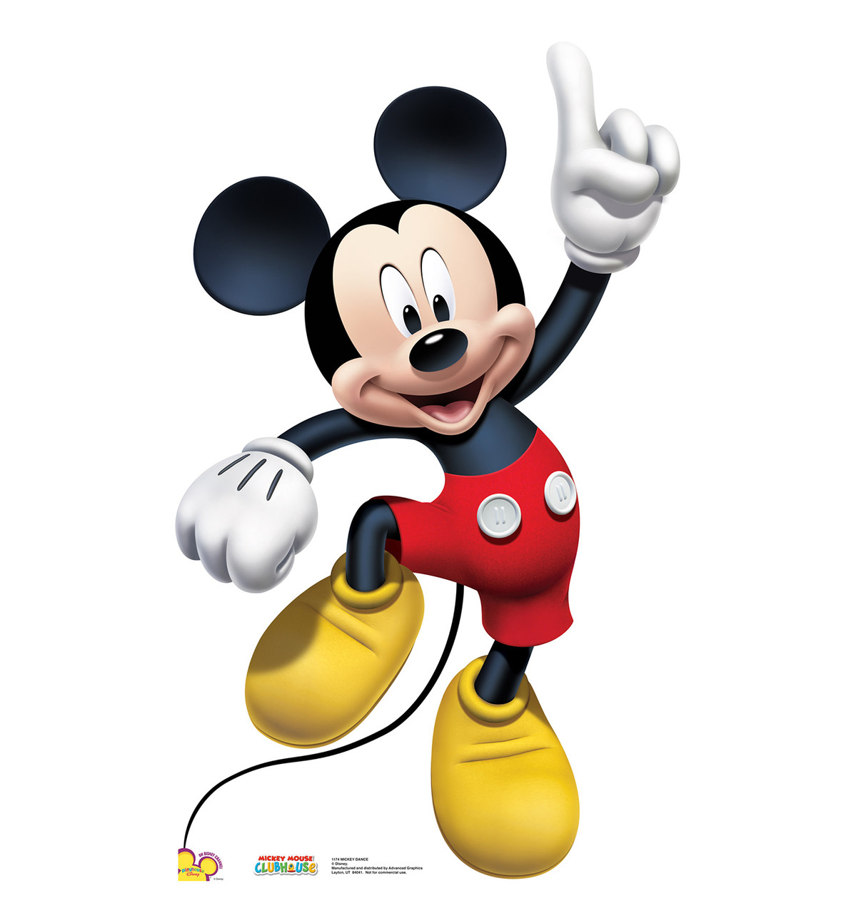 Life-size Mickey Dance Cardboard Standup | Cardboard Cutout