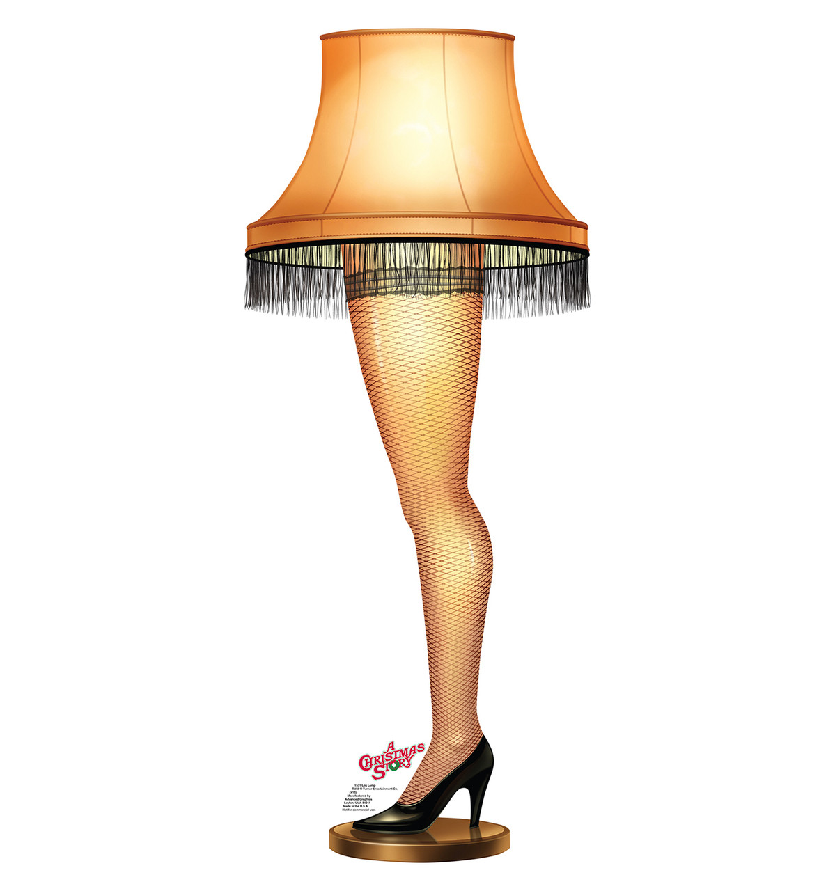 Life-size Leg Lamp A Christmas Story Standup Leg Lamp Cardboard