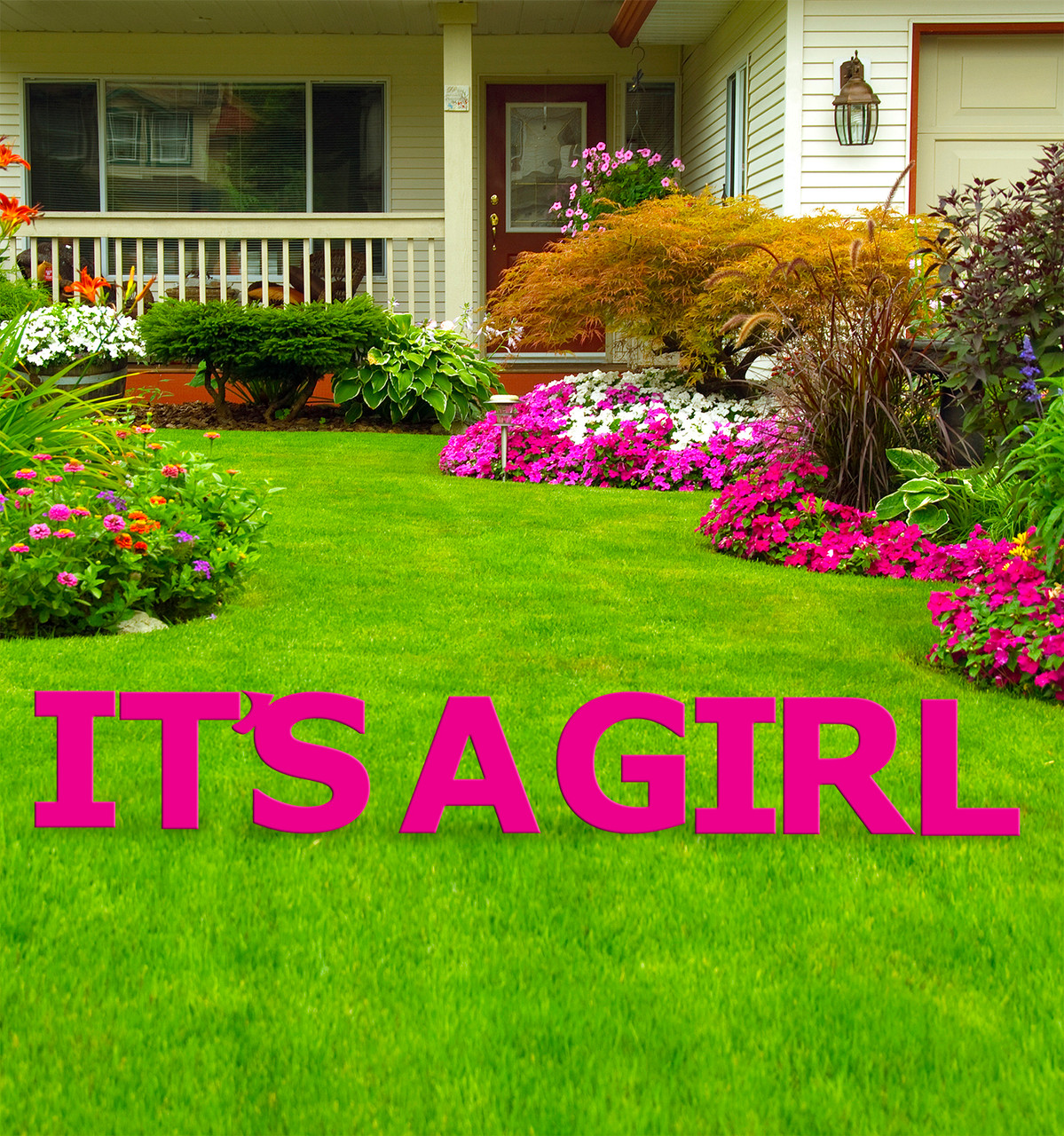 It's a Girl Yard Sign Letter Set.