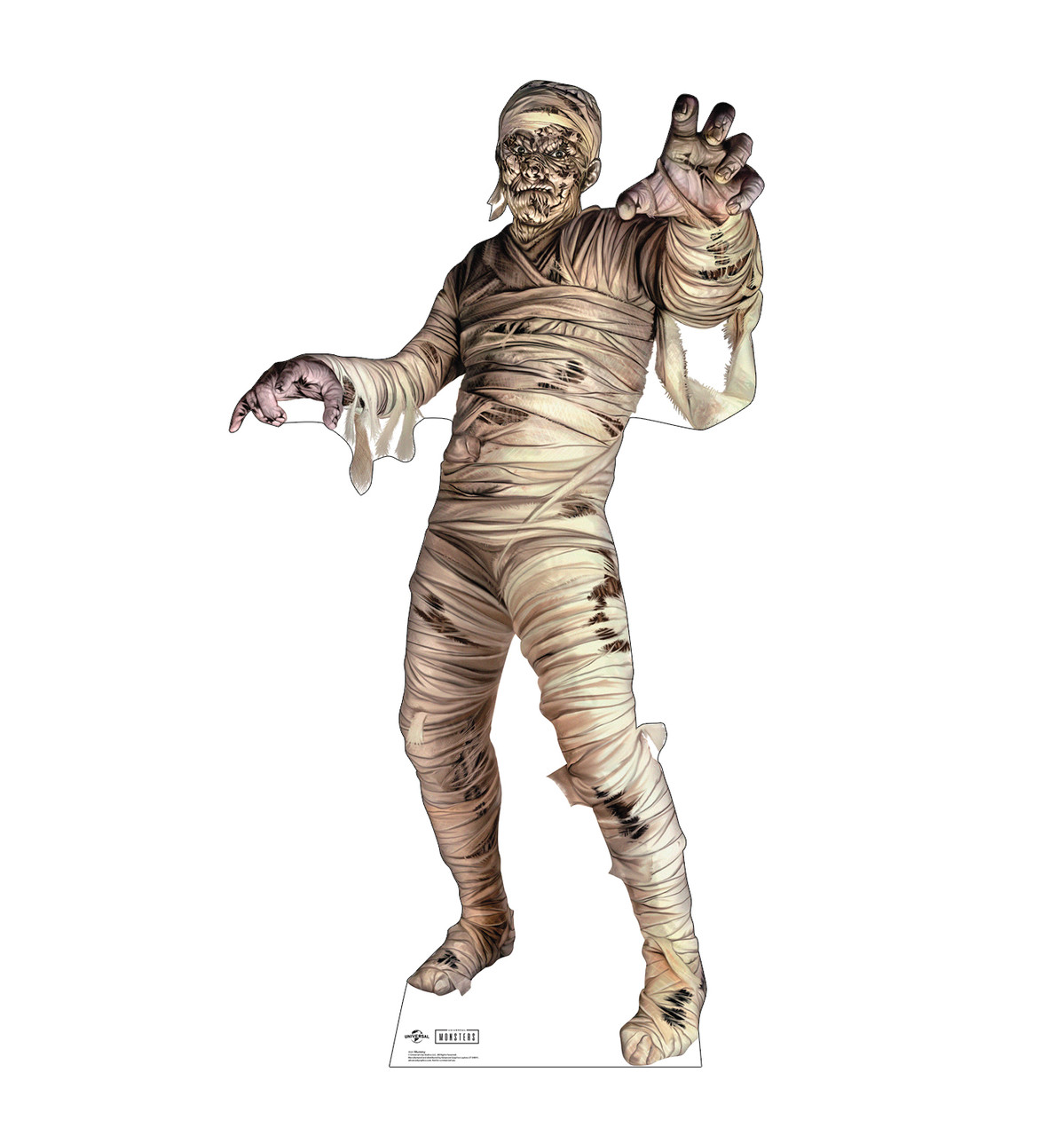 Life-size cardboard standee of Mummy from Universals Monsters Collections.