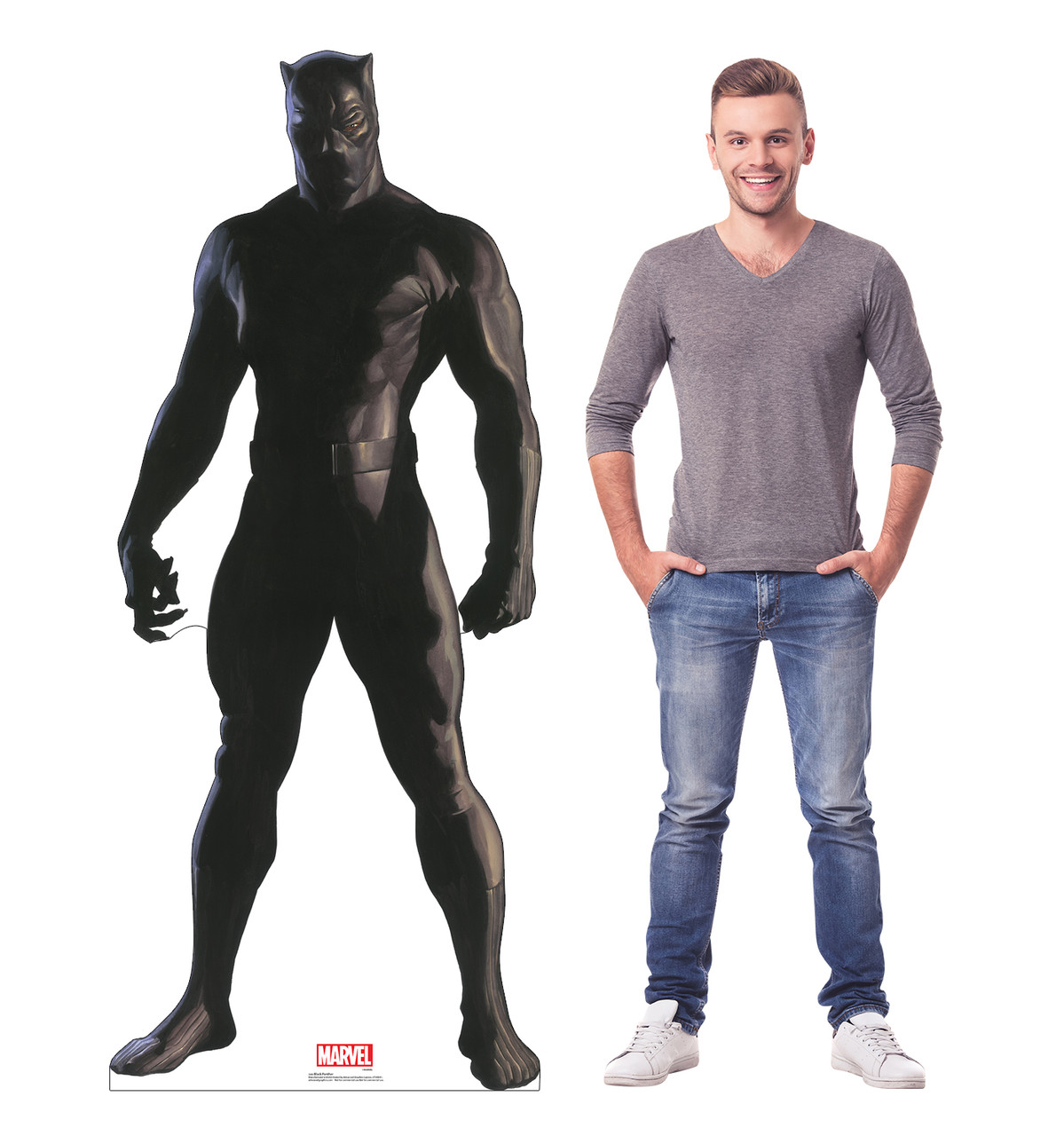 Life-size cardboard standee - Black Panther (Marvel Timeless