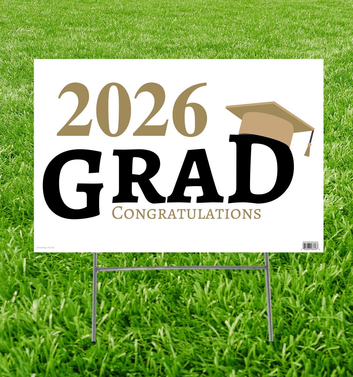 Coroplast outdoor sign for your GRAD 2026.