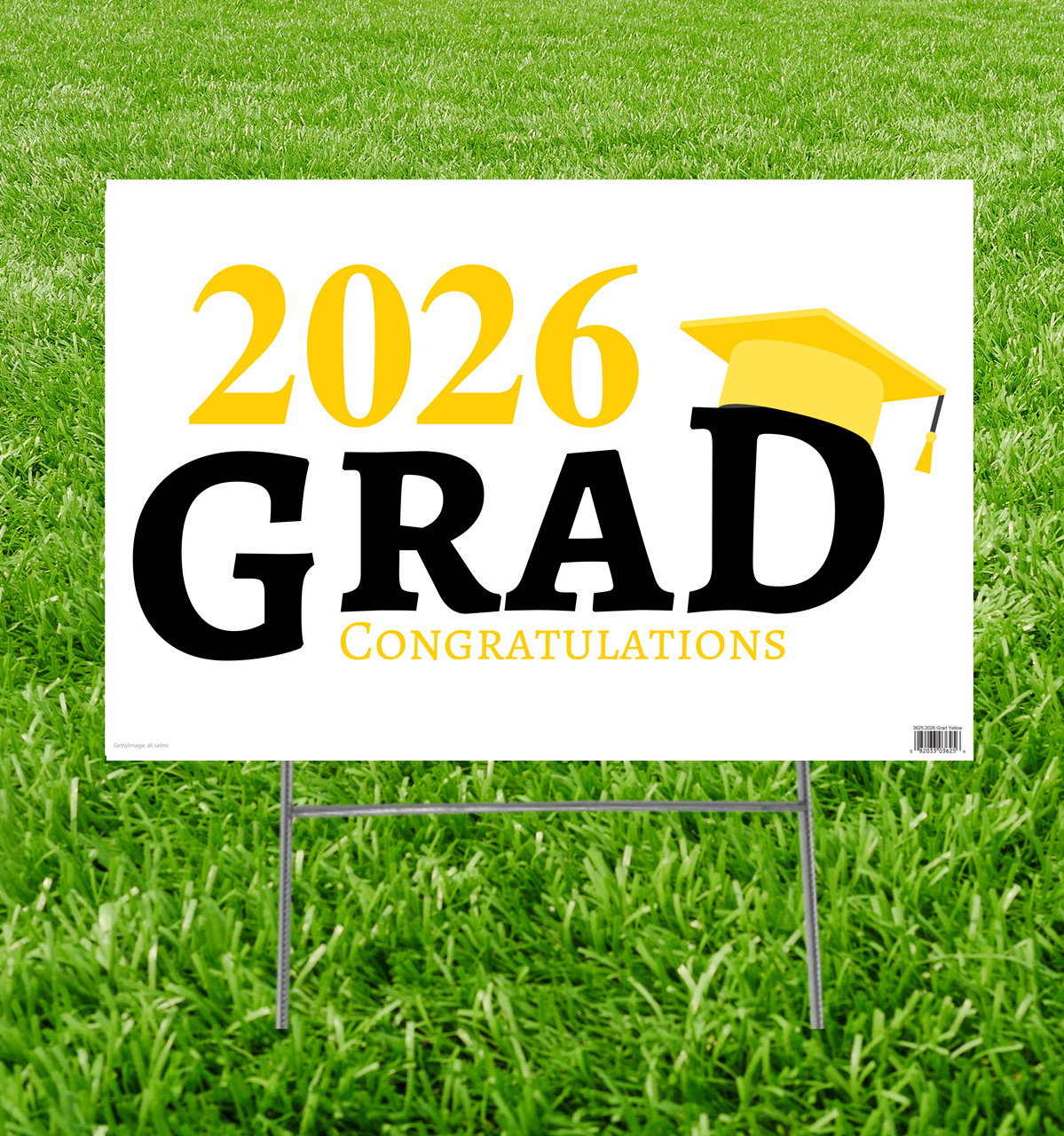 Coroplast outdoor sign for your GRAD 2026.