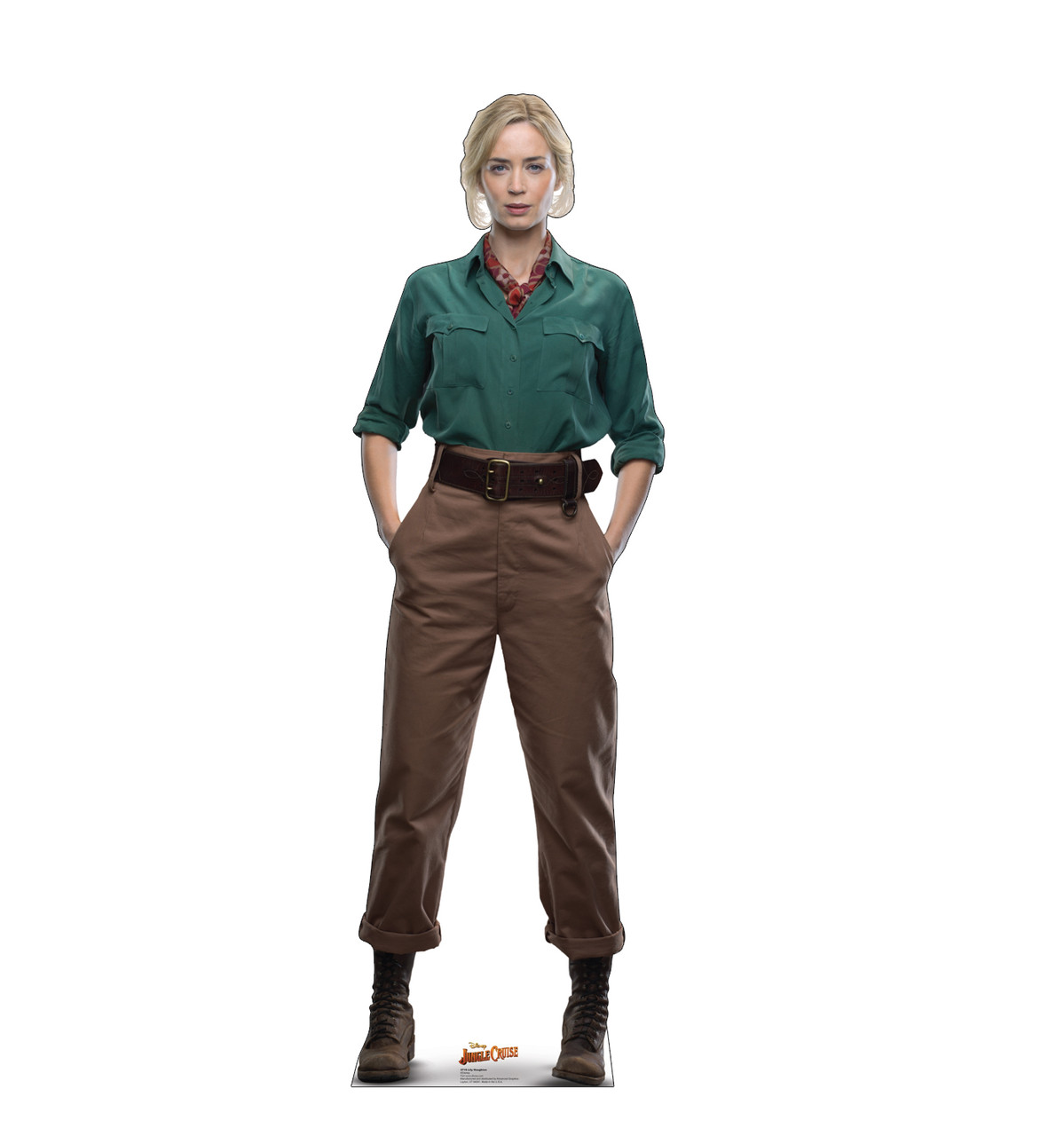 Life-size cardboard standee of Dr. Lily Houghton from Jungle Cruise.