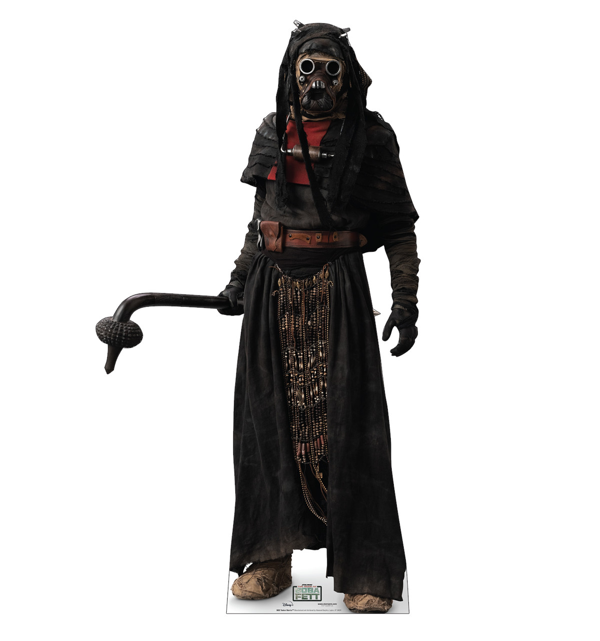 Life-size cardboard standee of Tusken WarriorTM from Lucas/Disney+ TV series The Book of Boba Fetts.