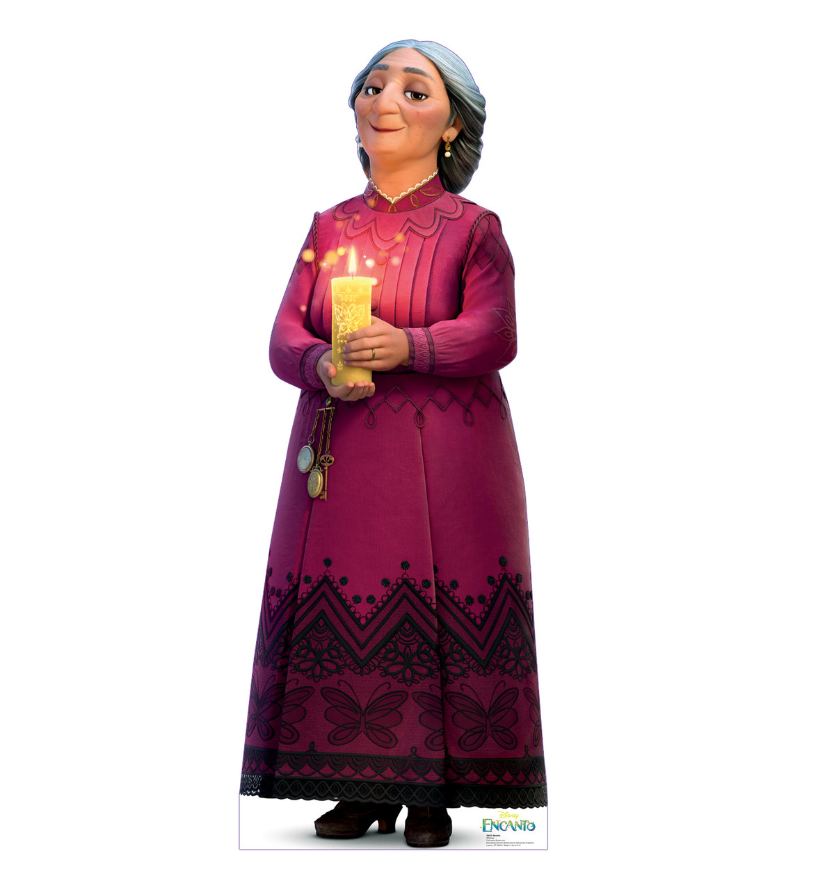 Life-size cardboard standee of Abuela from the Disney's movie Encanto.