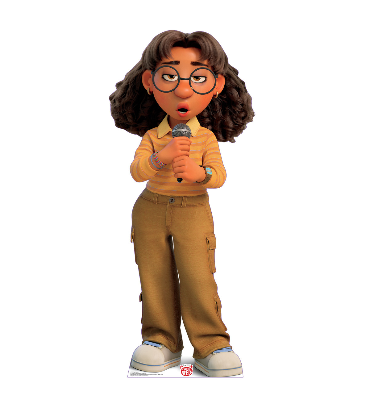 Life-size cardboard standee of Priya Dewan from Disney/Pixar's Turning Red.