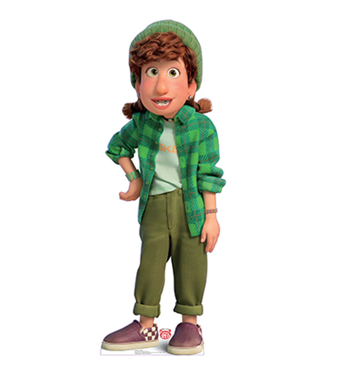 Life-size cardboard standee of Miriam Wexler from Disney/Pixar's Turning Red.