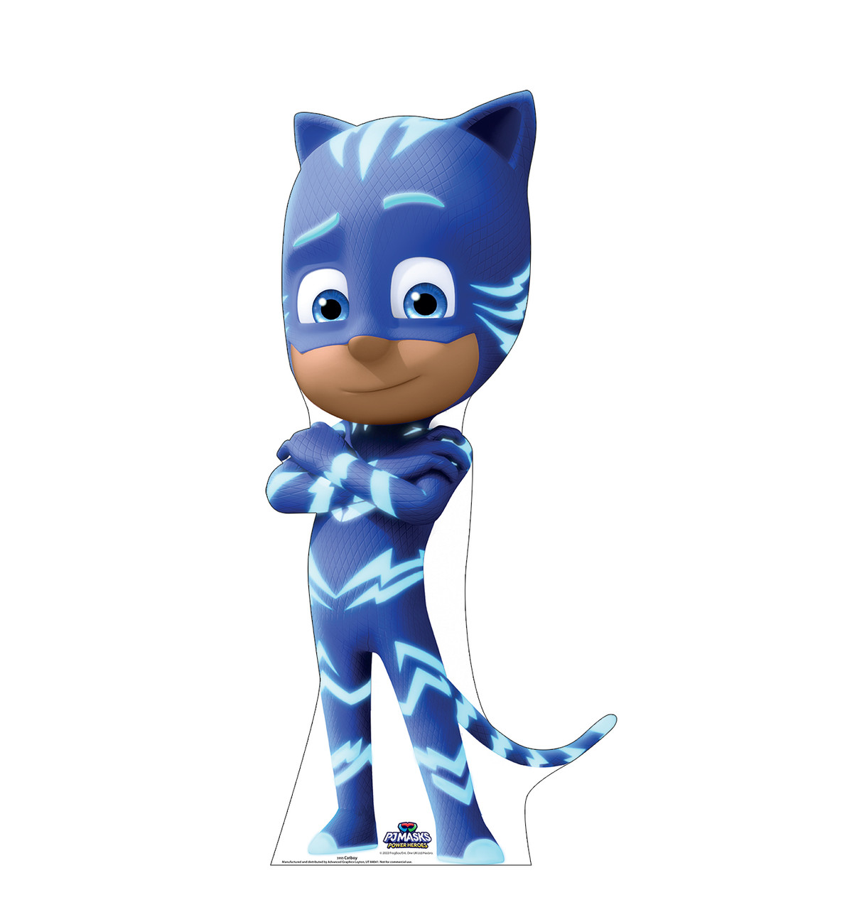 Life-size cardboard standee of Catboy from PJ Masks Power Heroess.