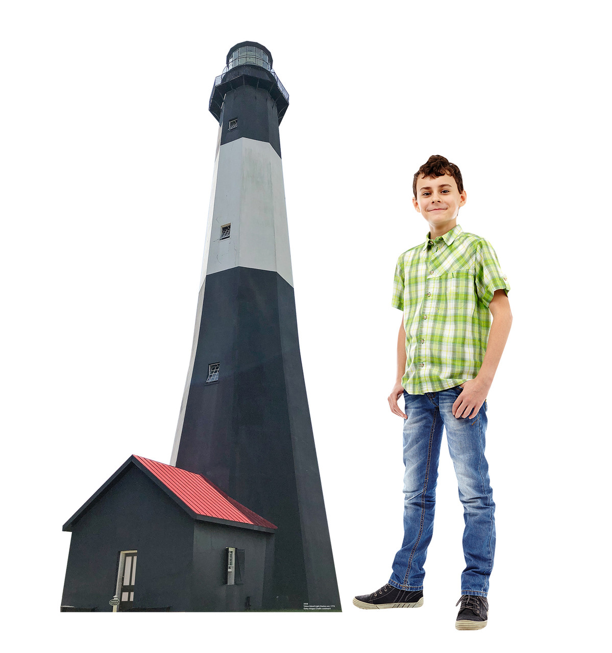 Life-size Coroplast Outdoor Tybee Lighthouse | 3958