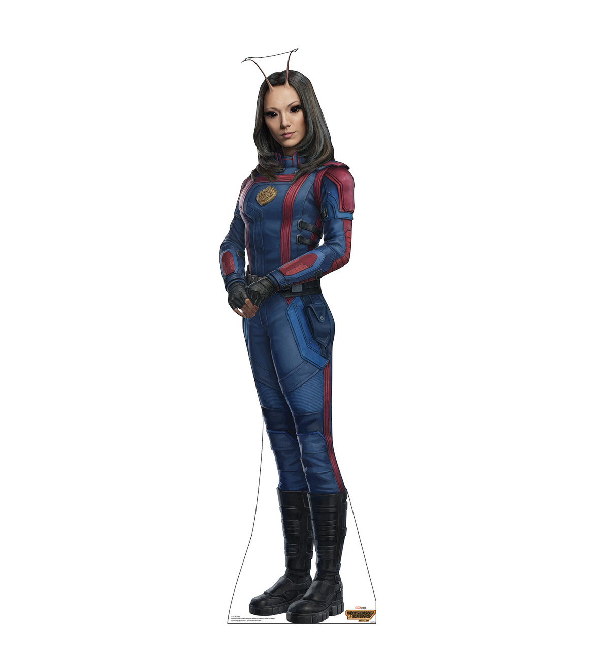 Life-size cardboard standee of Mantis.