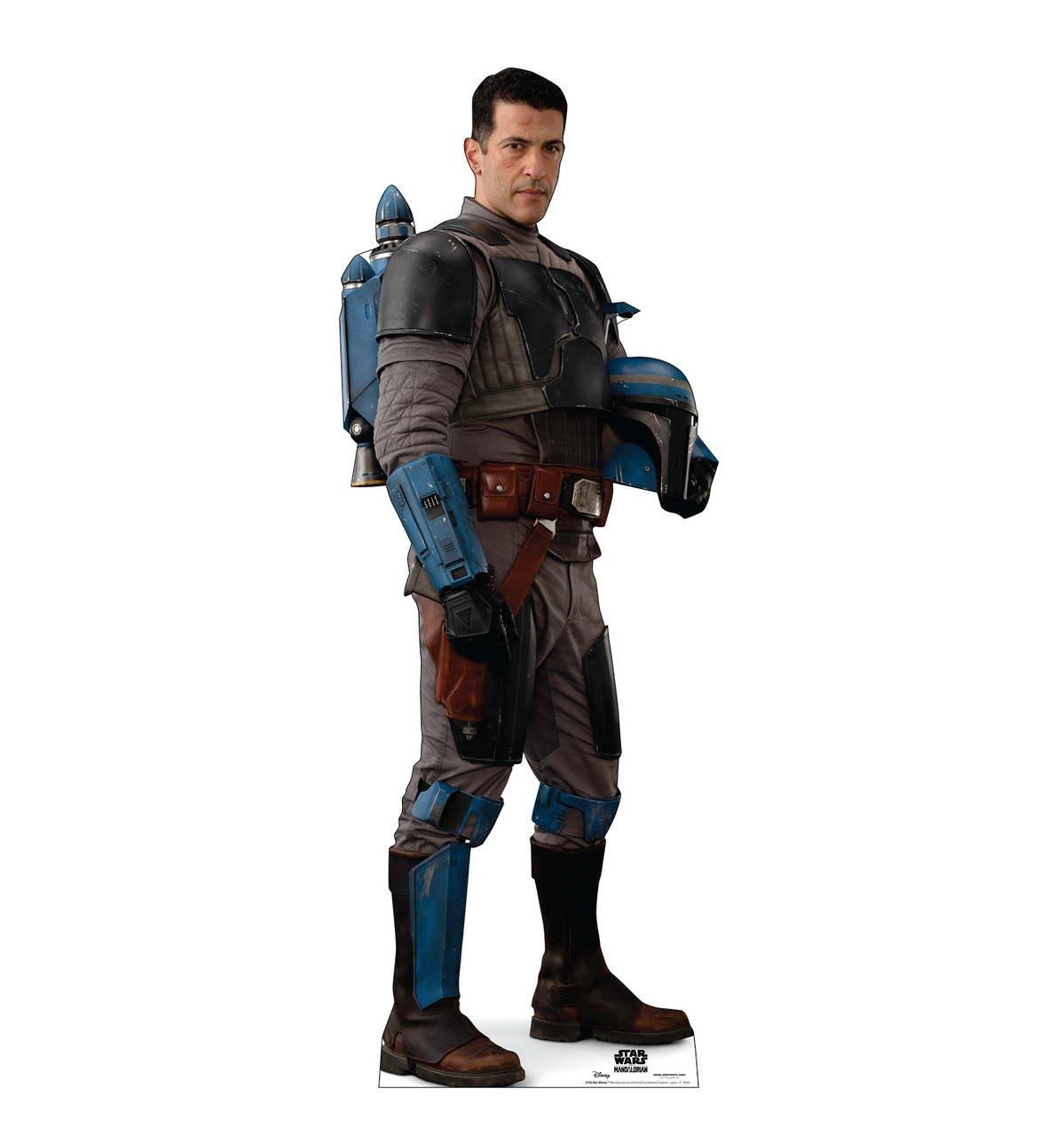 Life-size cardboard standee of Axe WovesTM from Lucas/Disney+ TV series The Mandalorian Season 3.