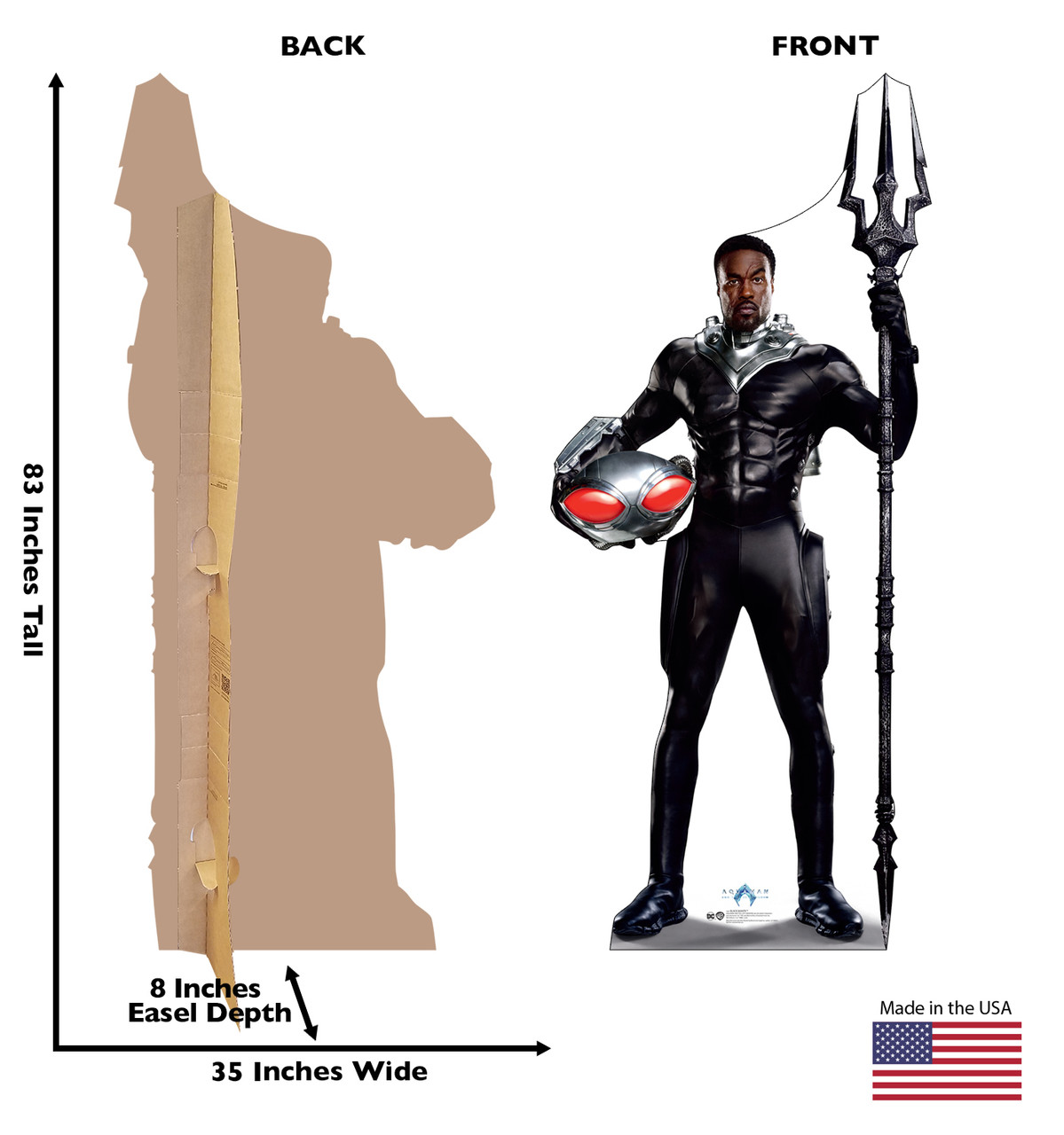 Black Manta Life-Size Cardboard Cutout Standee black-manta-life-size-cardboard-cutout-standee