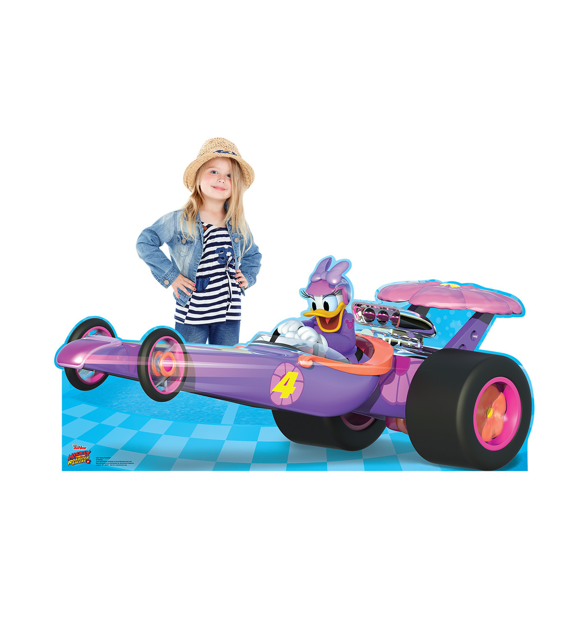 Life-size Daisy Roadster (Disney's Roadster Racers) Cardboard