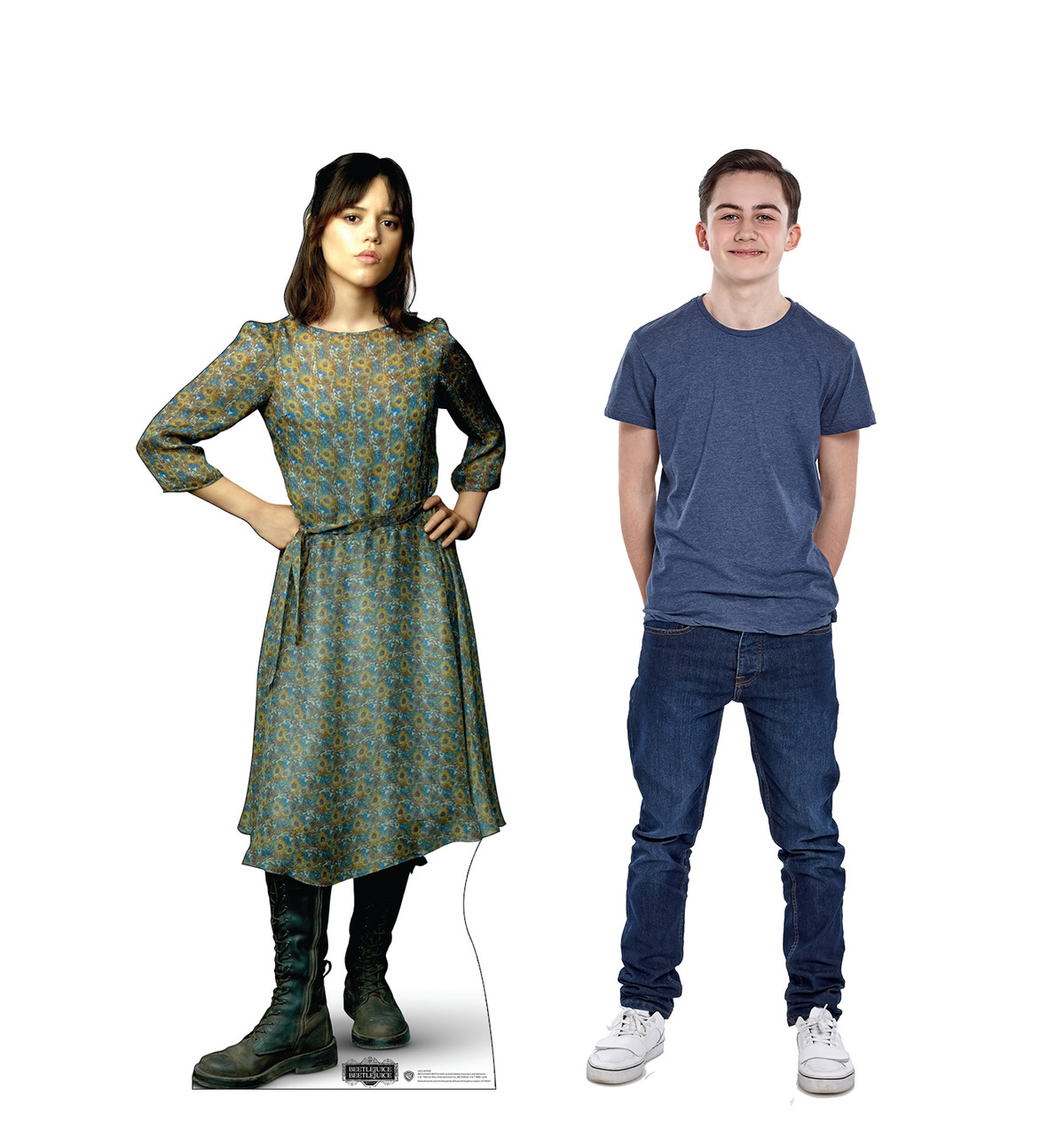 Life-size cardboard standee of Astrid with model.