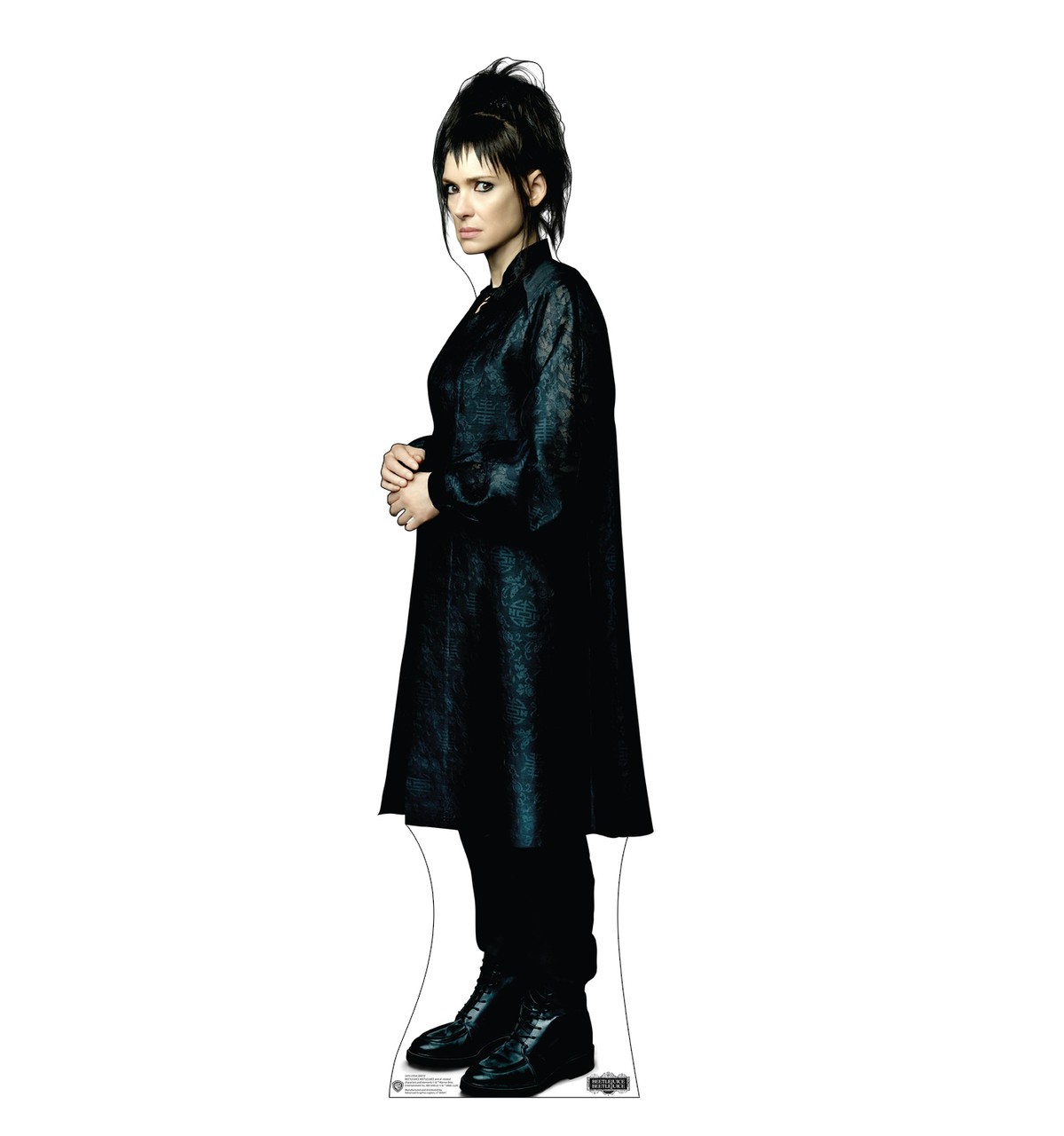 Life-size cardboard standee of Lydia Deetz.