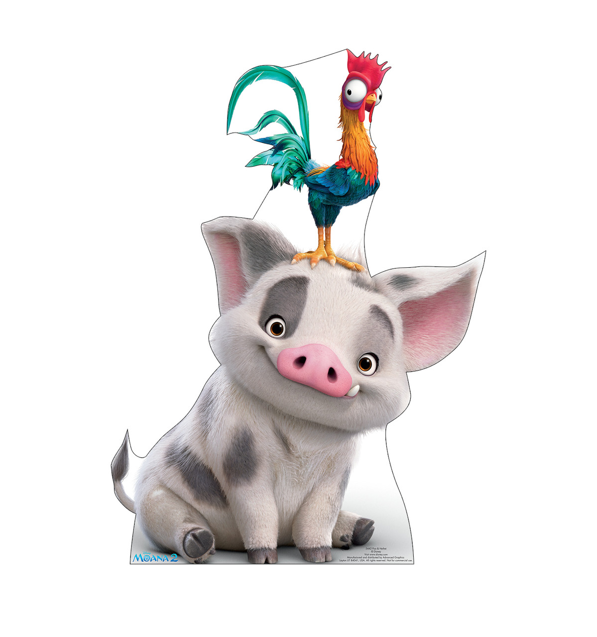 Life Size Pua Heihei Cutout 5442 PuaandHeihei M2 36Mini 59131.1730293876