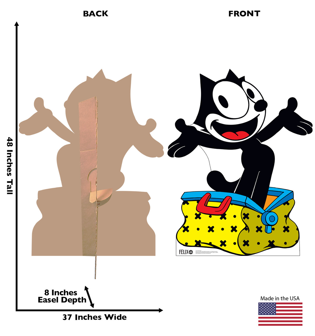 Life-size Felix the Cat Cutout