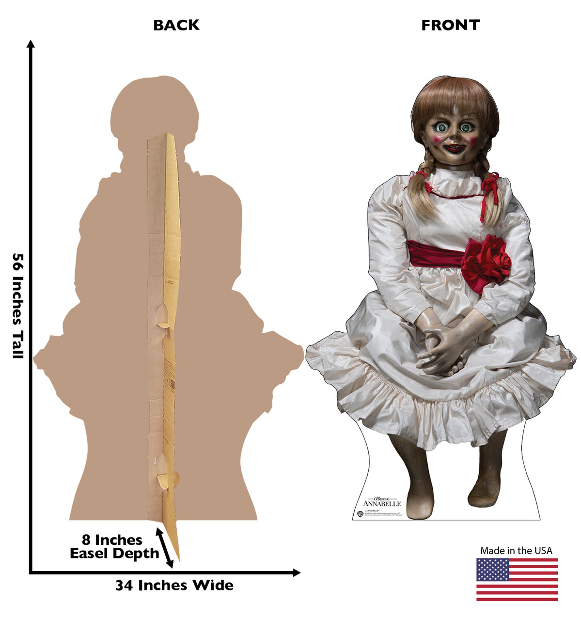 Life-size Cardboard Cutout Annabelle | 5650