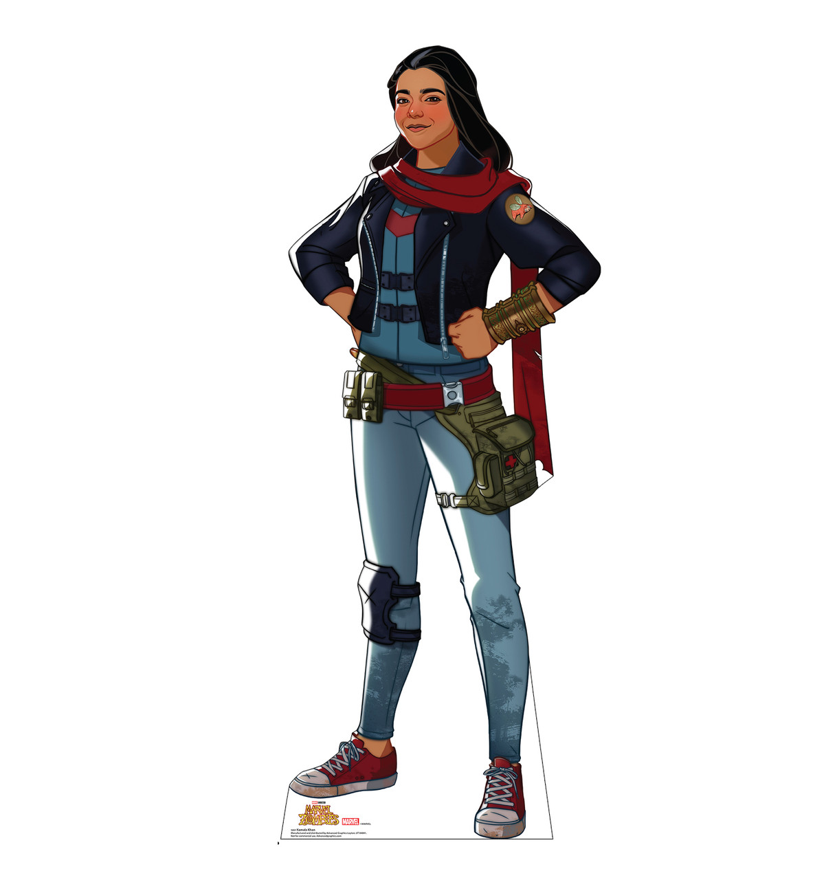 Life-size Cardboard standee of Kamala Khan.