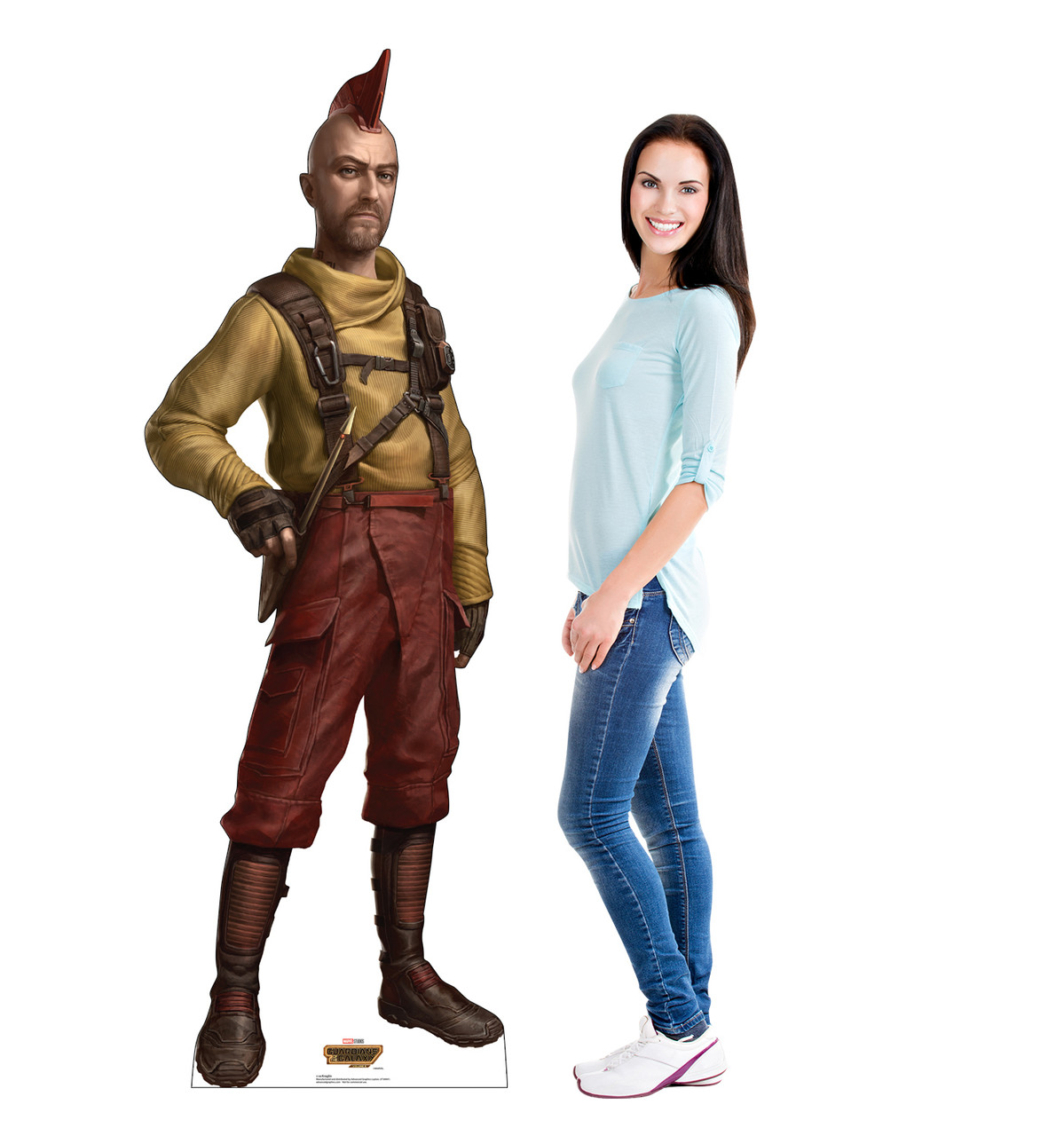Life-size Cardboard standee of Kraglin with model.