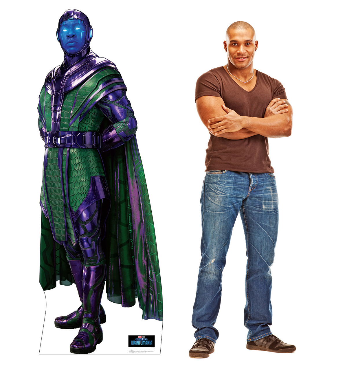 Life-size Cardboard standee of Kang with model.