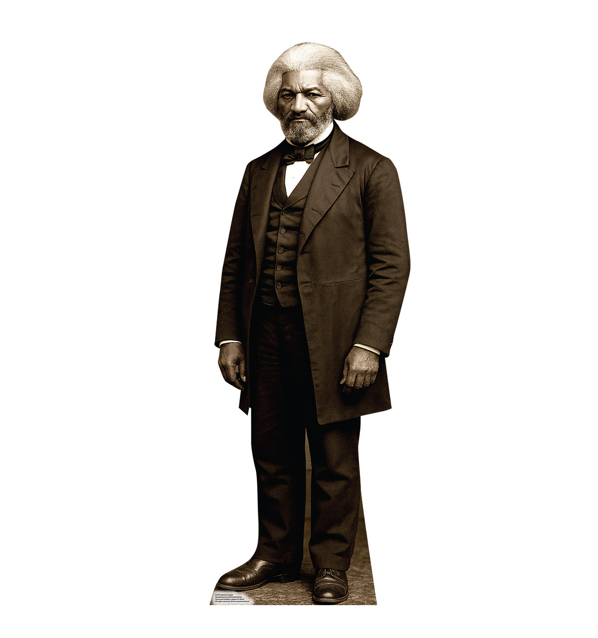 Life-size Cardboard standee of Frederick Douglas.