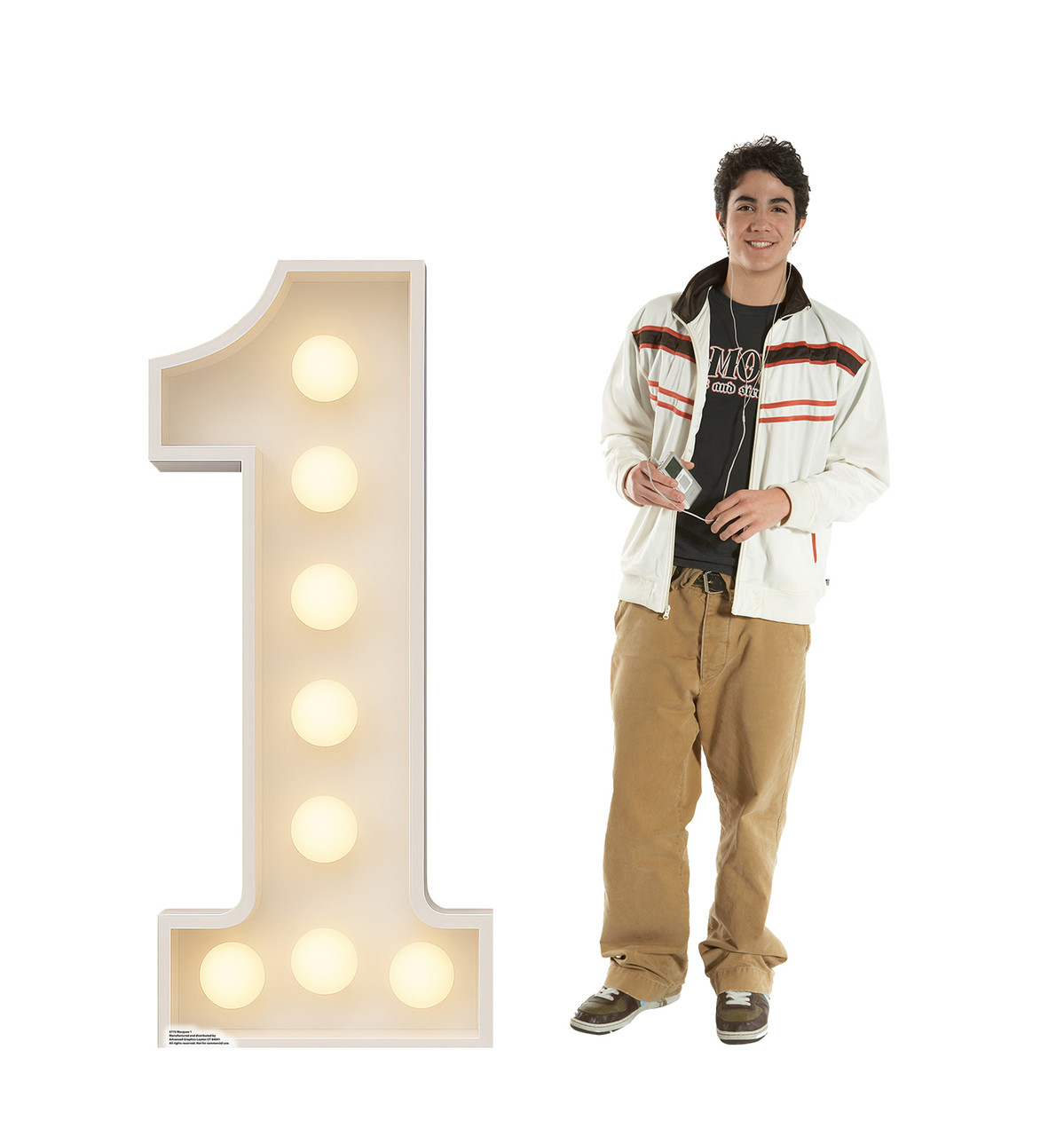 Life-size Cardboard standee of Marquee 1 with model.