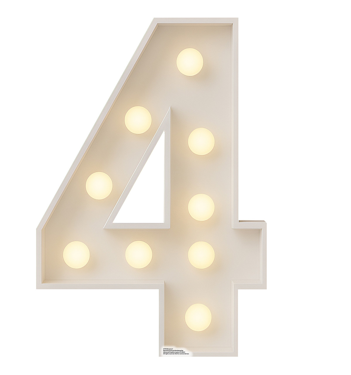 Life-size Cardboard standee of Marquee 4.