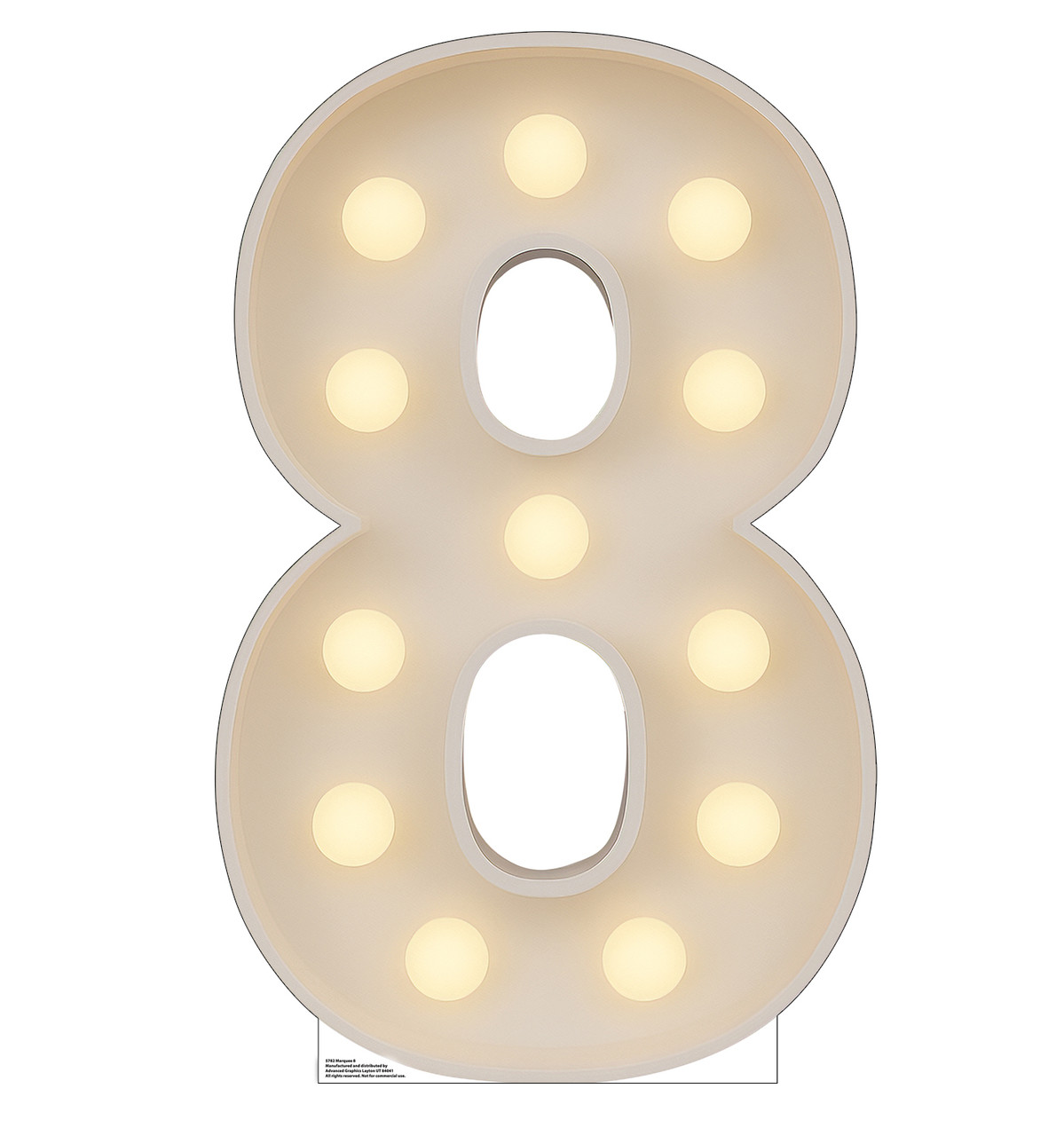 Life-size Cardboard standee of Marquee 8.